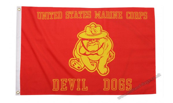 Marine Devil Dogs Flag